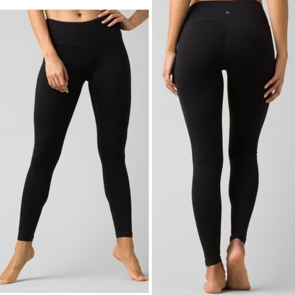 Prana Pants - Prana Transform Black Full Length Leggings Size Large
